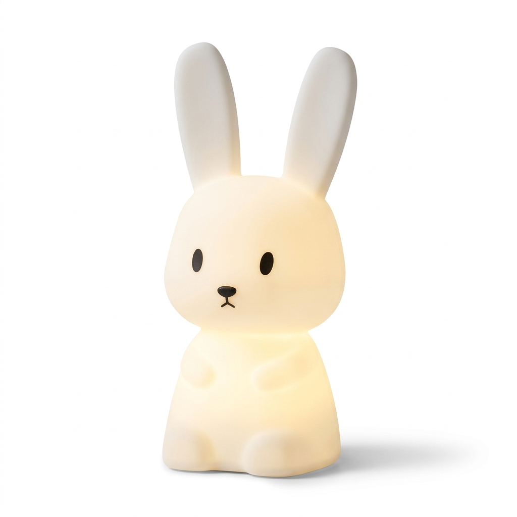 Lampe de Chevet Lapin Tactile - Veilleuse LED Douce pour Cocooning