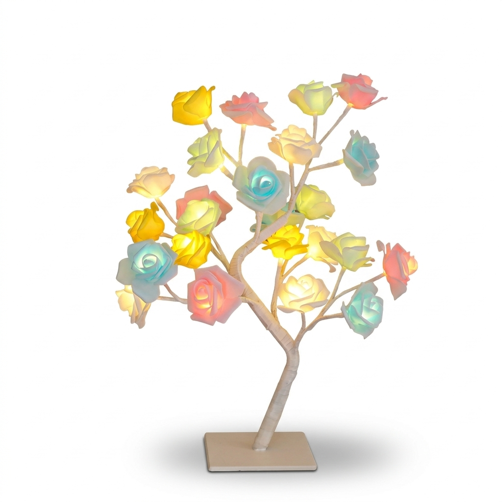 Lampe de Chevet Rose LED USB - Veilleuse Cosy pour Chambre