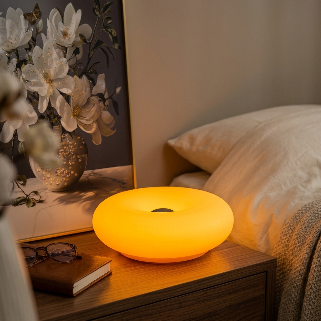 Lampe de Chevet USB Donut - Lumière Douce Rechargeable