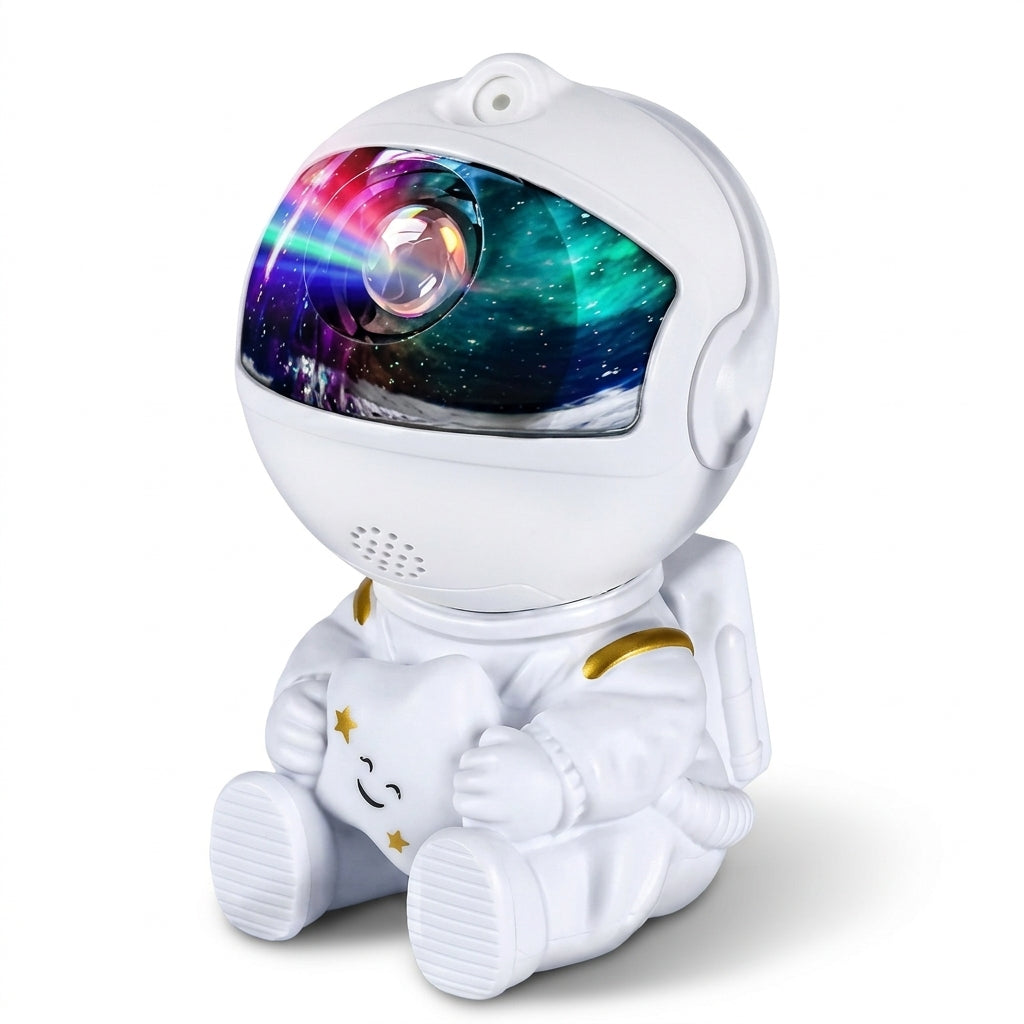 Lampe de Chevet Astronaute Galaxy - Lumière Douce Rechargeable