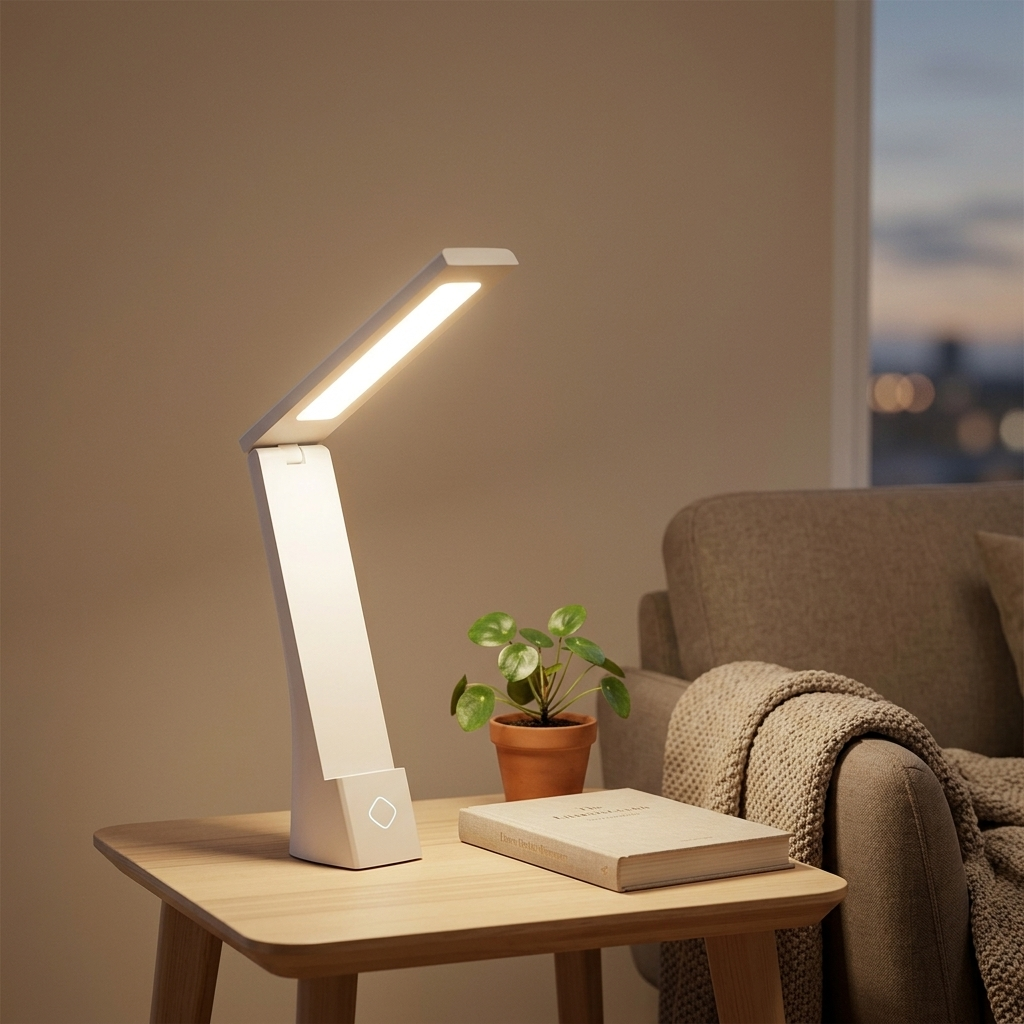 Lampe de Chevet LED Rechargeable - Lumière Douce & Design Élégant