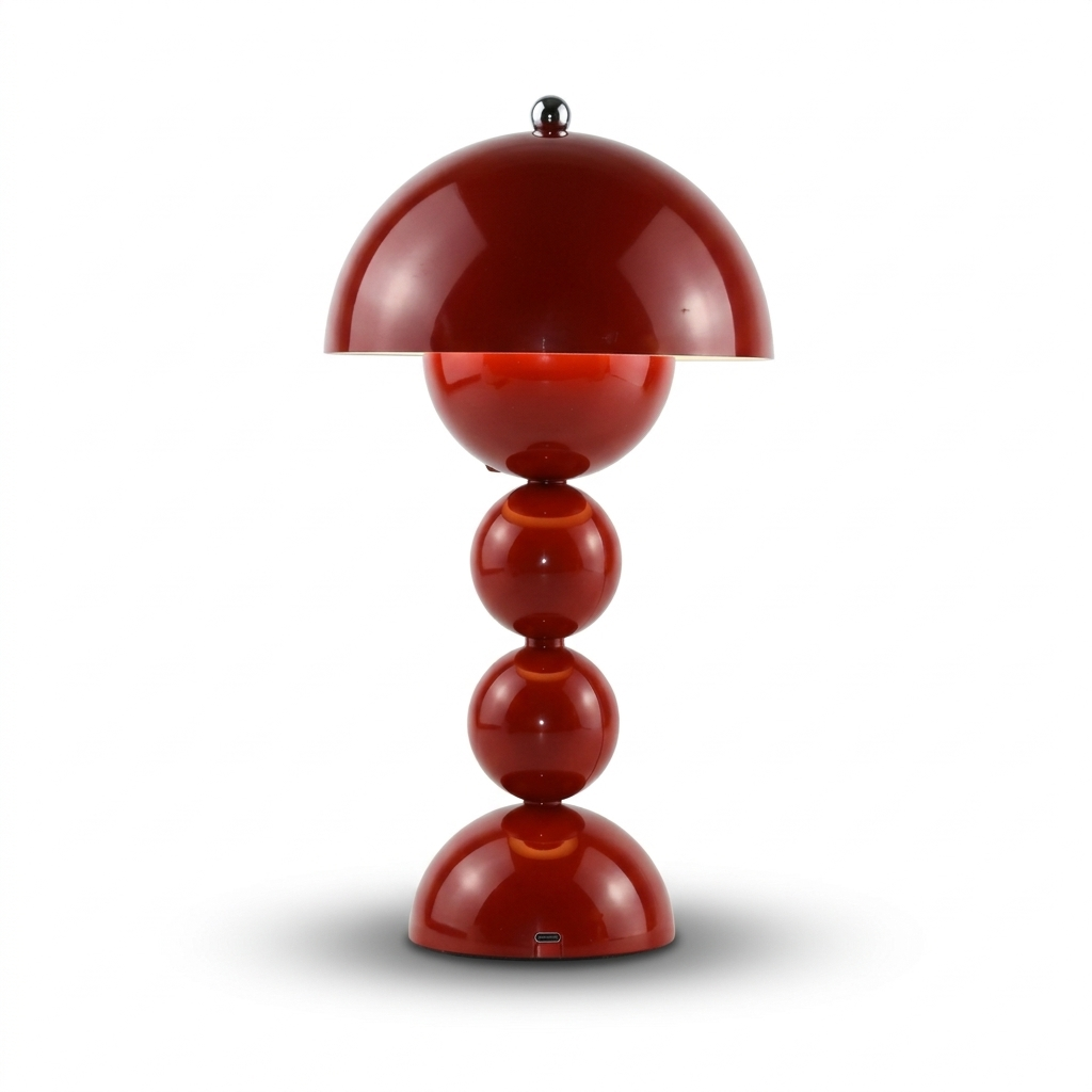 Lampe de chevet LED floral blanc orange rechargeable USB