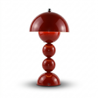 Lampe de chevet LED floral blanc orange rechargeable USB