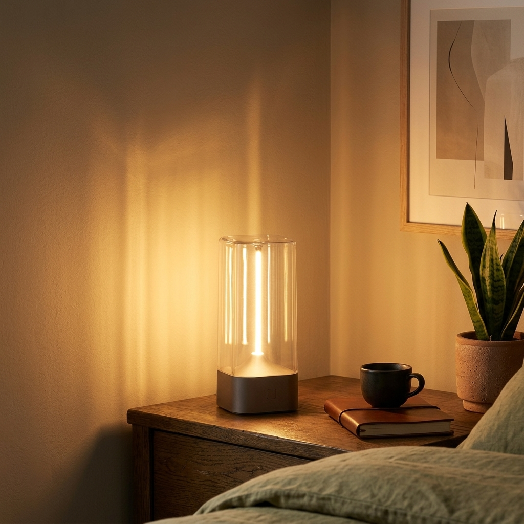 Lampe de Chevet Rechargeable 3 Modes - Éclairage Tamisé Tactile