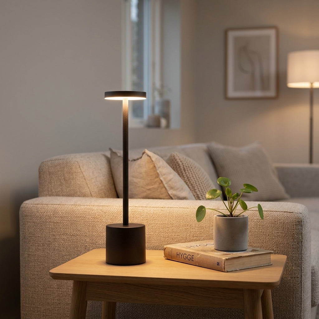 Lampe de Chevet Tactile Rechargeable 3 Modes Lumière Douce