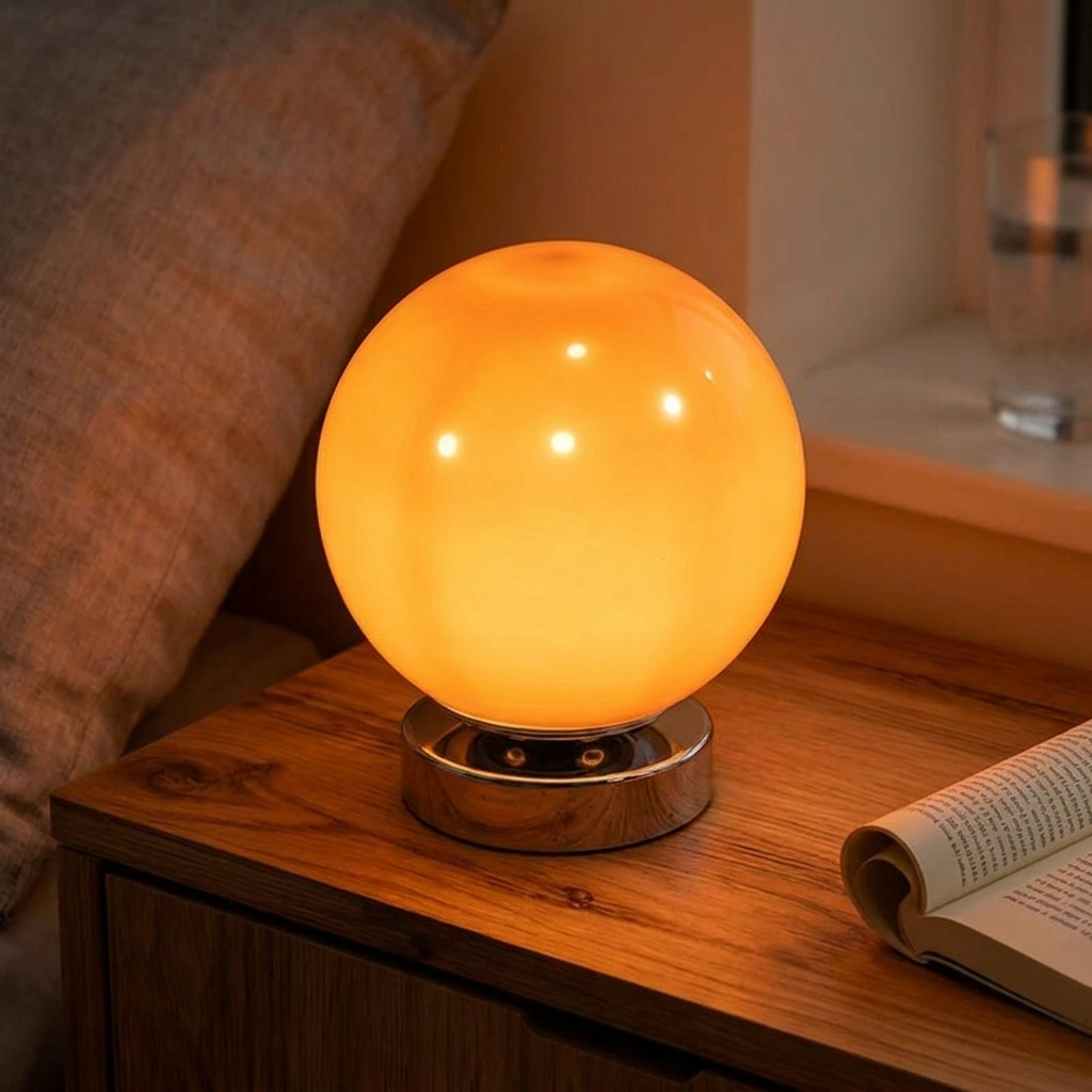 Lampe de Chevet Rechargeable Tactile - Lumière Tamisée 3 Modes