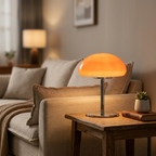 Lampe de Chevet Nuage Crème, Design Élégant, Lumière Chaude
